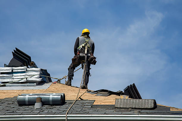 Professional Storm Damage Roof Repair technician working in Bakerstown, PA